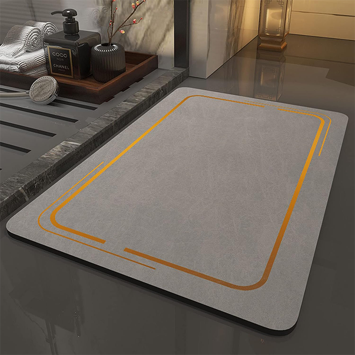 Super Absorbent Bath Mat - Ultra Soft Bathroom Floor Mat with Non-Slip Backing
