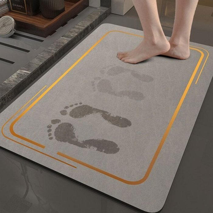 Super Absorbent Bath Mat - Ultra Soft Bathroom Floor Mat with Non-Slip Backing easy to store