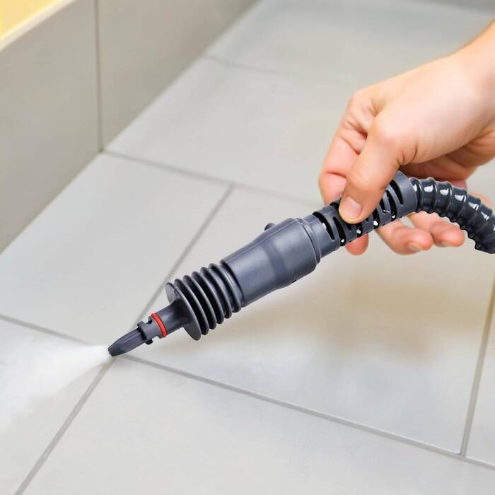 Porodo Steam cleaner nozzle cleaning tile grout and floor corners precisely Qatar