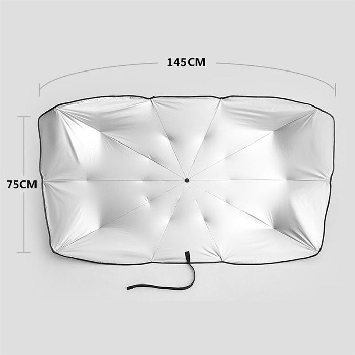 Thermal Insulation Anti-falling Car Sun Shade Foldable Umbrella dimensions