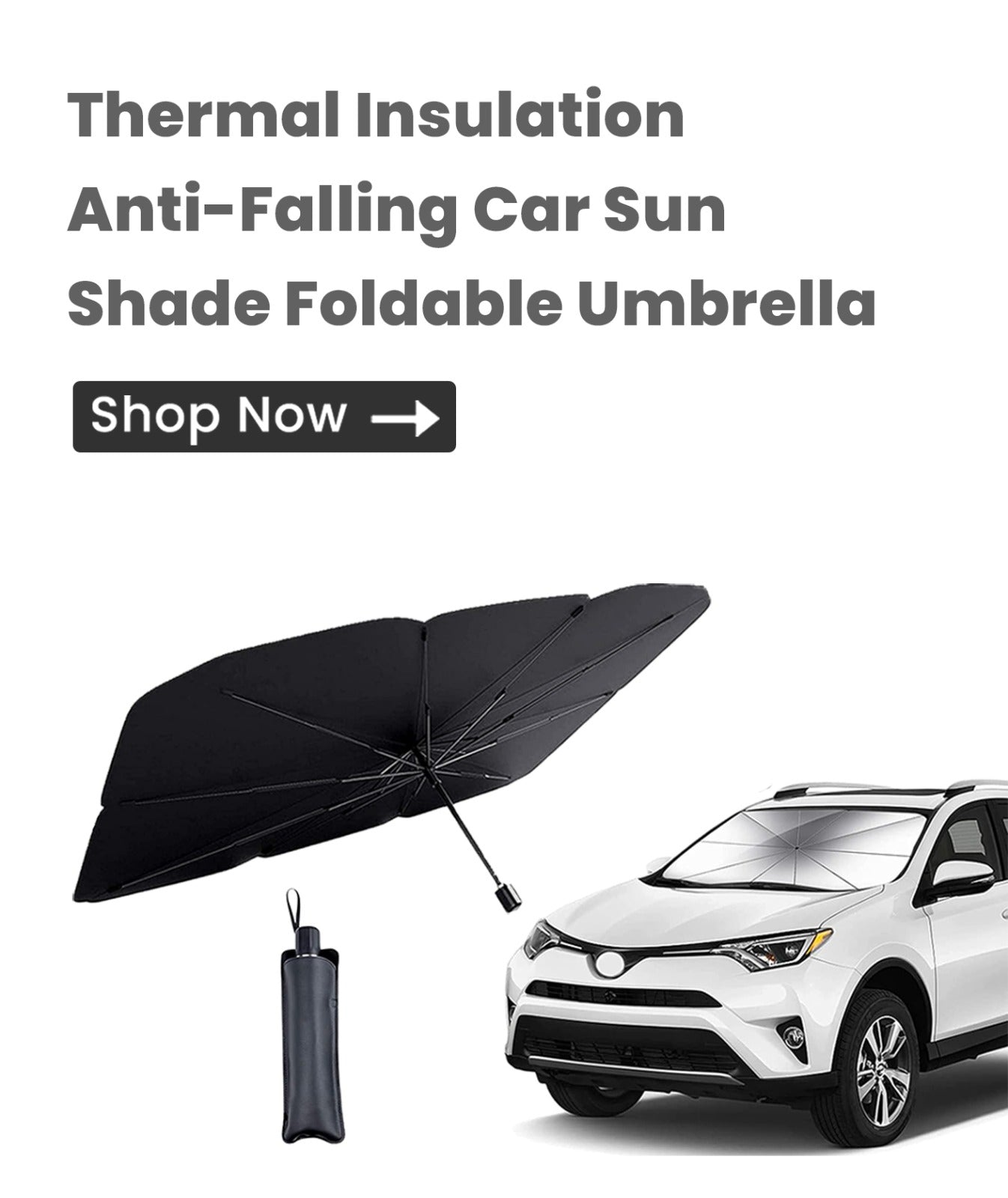 Thermal Insulation Foldable Car Umbrella