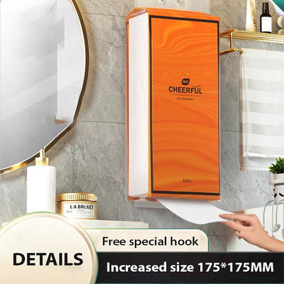 Thick & Skin-Friendly Tissue Paper - Four Layer Design Tissue Pack, 1 Pcs Pack