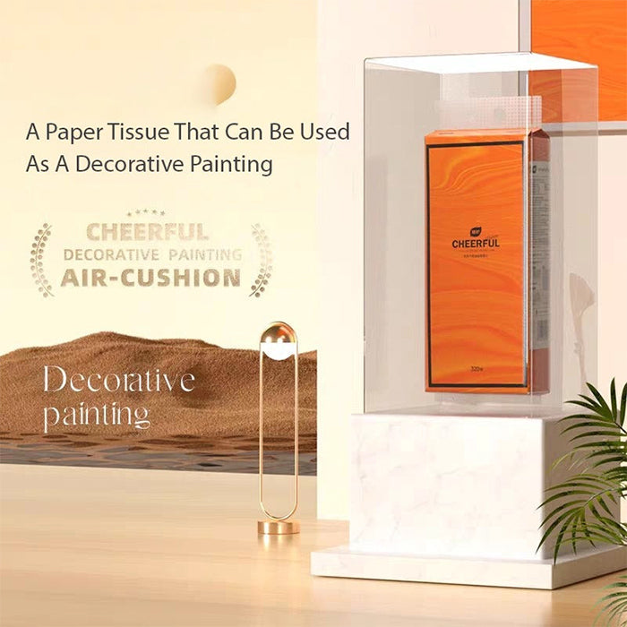 Thick & Skin-Friendly Tissue Paper - Four Layer Design Tissue Pack, 4 Pcs Pack natural