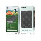 Double air mattress with built-in foot pump and waterproof surface for camping in Qatar