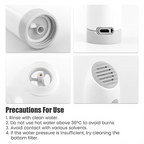 Travel Bidet, Wide Applications Simple Operation Portable Bidet Spray for Toilet for Personal Hygiene Cleaning precautions for use