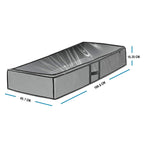 Underbed Storage Organizer Bags For Blankets, Comforter, Clothing, Shoes dimensions
