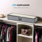 Underbed Storage Organizer Bags For Blankets, Comforter, Clothing, Shoes fits everywhere