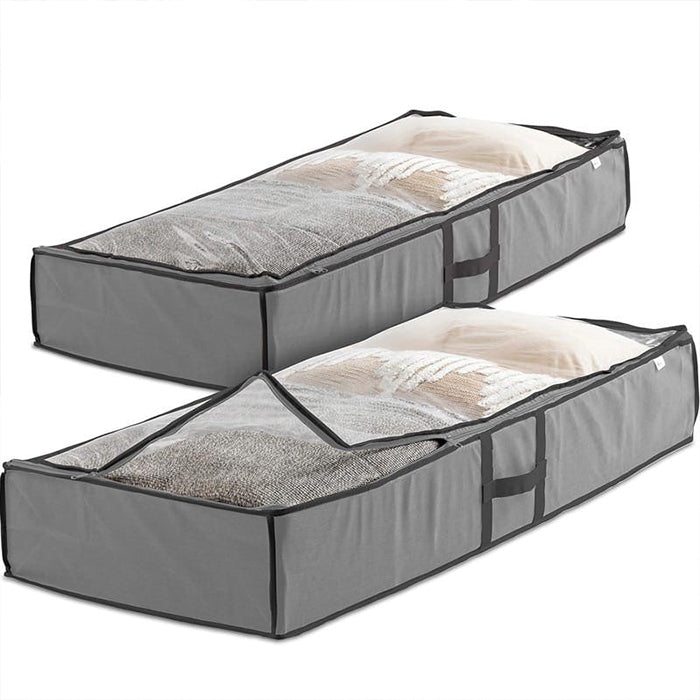 Underbed Storage Organizer Bags For Blankets, Comforter, Clothing, Shoes multi purpose storage
