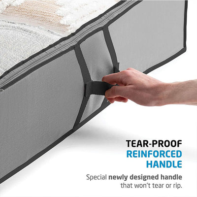 Underbed Storage Organizer Bags For Blankets, Comforter, Clothing, Shoes tear proof
