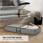 Underbed Storage Organizer Bags For Blankets, Comforter, Clothing, Shoes thoughtful design 