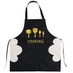 Front view of unisex waterproof chef apron with large storage pocket Qatar