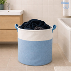 Multi-Functional Foldable Round Cloth Storage Laundry Bin