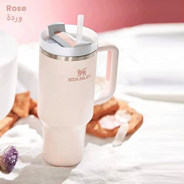 Vacuum Insulated Tumbler with Lid and Straw for Water