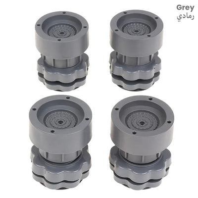 Vibration Isolation Damper Shock Pad Adjustable Feet for Washing Machine grey
