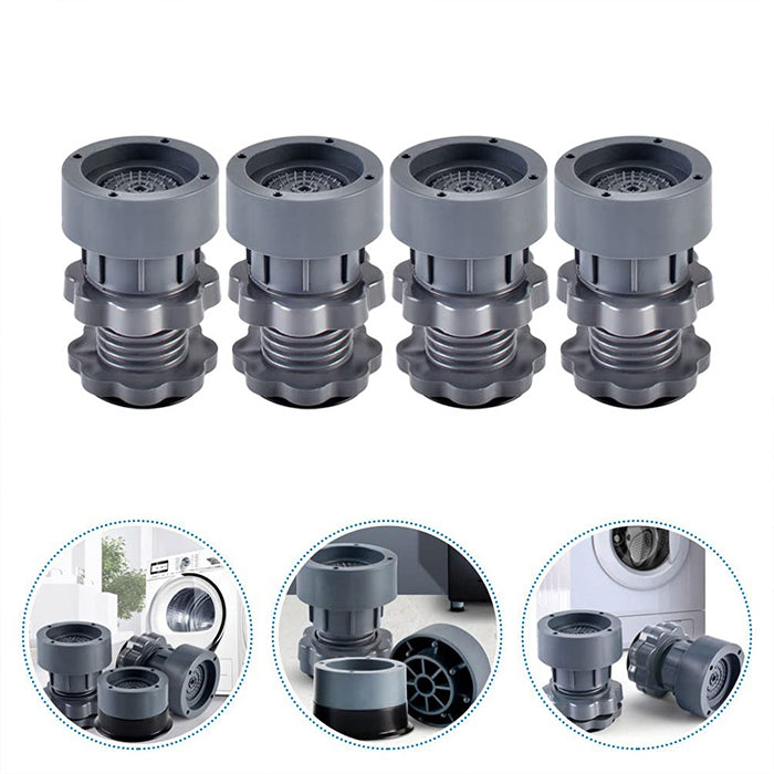 Vibration Isolation Damper Shock Pad Adjustable Feet for Washing Machine noise reduction
