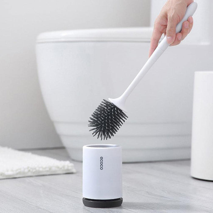 Wall Mounted Toilet Brush and Holder Set Toilet Bowl Brush For Bathroom