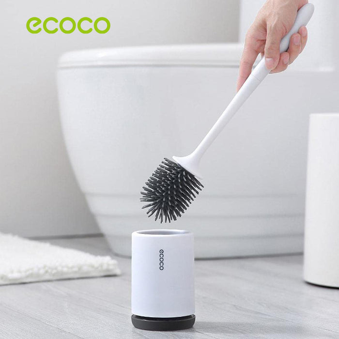 Wall Mounted Toilet Brush and Holder Set Toilet Bowl Brush For Bathroom Homesouq Qatar