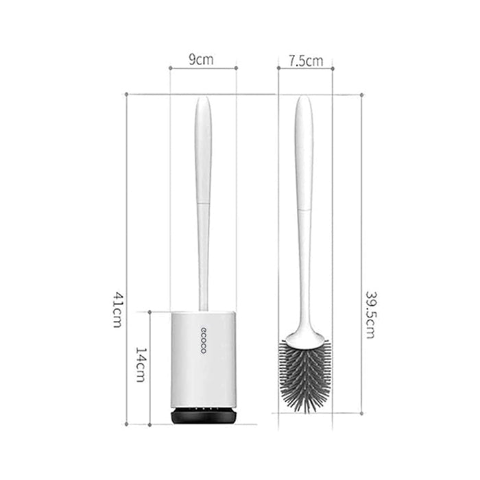 Wall Mounted Toilet Brush and Holder Set Toilet Bowl Brush For Bathroom dimensions