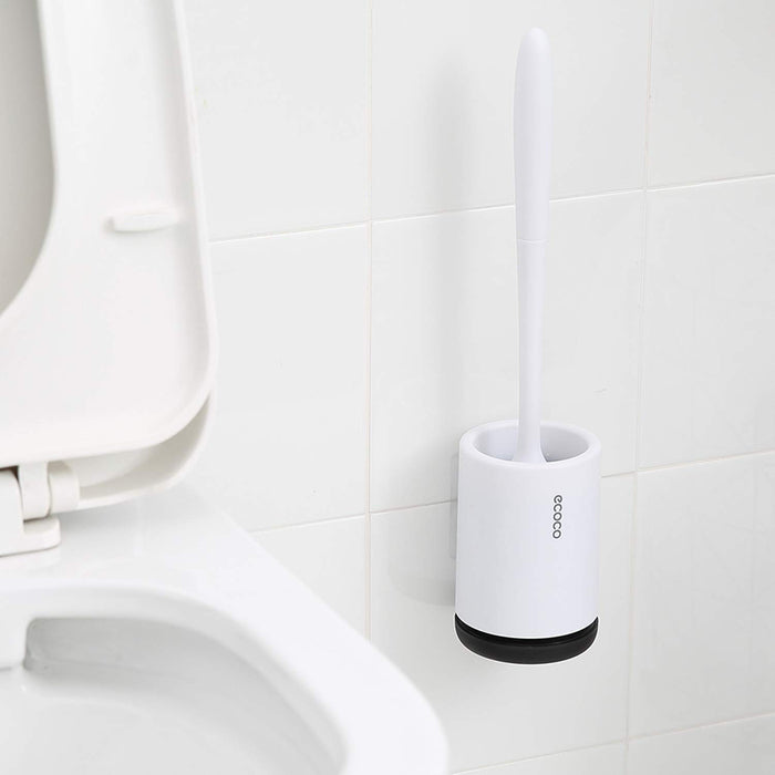 Wall Mounted Toilet Brush and Holder Set Toilet Bowl Brush For Bathroom soft bristles