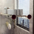 Wardrobe Layered Partition Cabinet Adjustable Telescopic Closet Shelf Creates Extra Storage Space