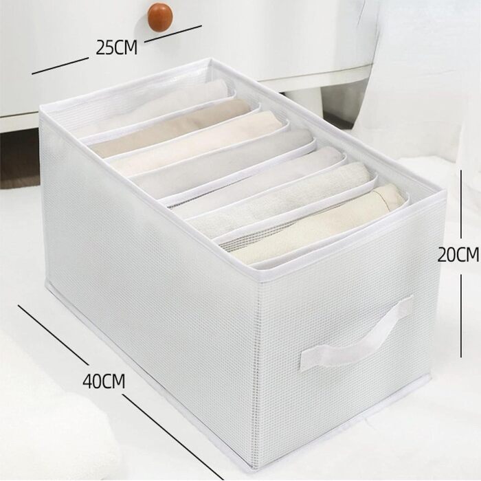Wardrobe Storage Organizer, Versatile Foldable Storage Box for Clothes Space-Saving and Foldable dimensions