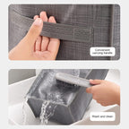 Wardrobe Storage Organizer, Versatile Foldable Storage Box for Clothes conenient carrying handle