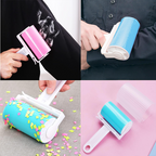 Washable Reusable Gel Lint Roller,Handheld TPR Gel Lint Roller with Cover, Lint Sticky Picker convenient