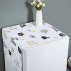 Waterproof Dust Proof Printed Fridge Top Cover with Storage Bag