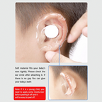 Waterproof Ear Protector Caps - Ear Protection Stickers for Baby and Adult