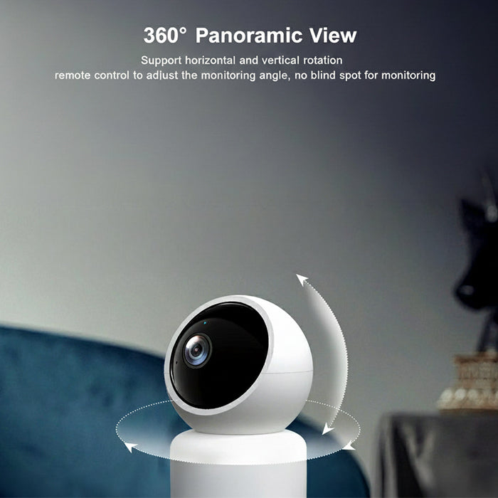 Compact wifi smart camera for indoor security camera surveillance – Homesouq Qatar