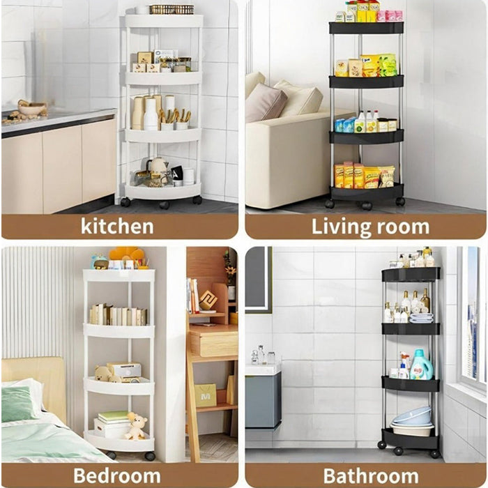 Organize Kitchen Essentials Effortlessly with This 4 Tier Kitchen Rack Qatar