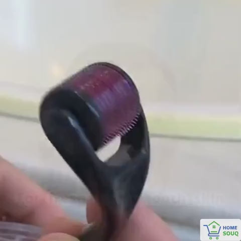 Derma Roller, Needle Roller - Anti-Ageing System with 540 Needles 0.50mm For Skin Hair