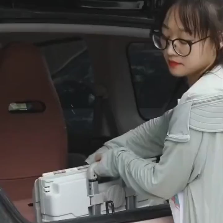 Folding Shopping Cart with Stair Climber Wheels 