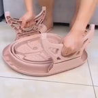 Folding Foot Tub Portable Foot Wash Tub Massage Bucket Travel Folding Bucket with 4 Massage Balls Bathing Feet 