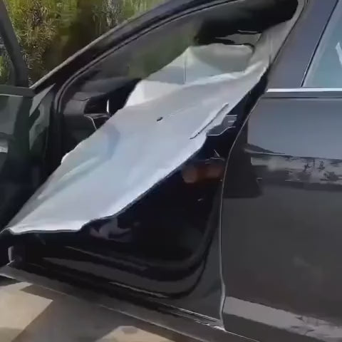 Thermal Insulation Anti-falling Car Sun Shade Foldable Umbrella