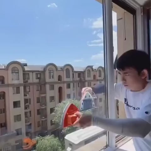 Double-sided Magnetic Glass & Window Cleaner