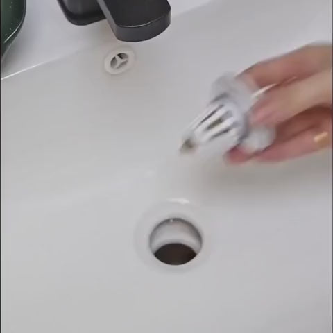 Bathroom Sink Stopper Drain Filter with Hair Catcher