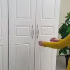 72L Foldable Cloth Storage Organizer Box, Large Capacity Wardrobe Organizer with Steel Frame Support