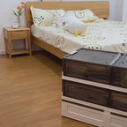 Foldable Under Bed Rolling Storage Organizer Container, Multi-purpose Storage Bin For Bedroom
