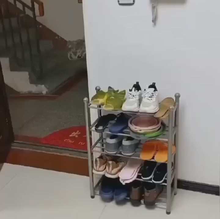 Dustproof Multi-Layer Shoe Cabinet with Doors