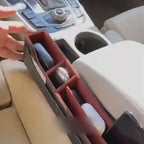 Car Seat Seam Storage Box - Car Organizer for Phone, Cards, Keys