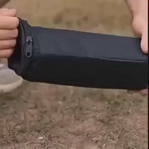 Stainless Steel Fire Pit with Carry Bag - Folding Camping Fire Stand Rack for Outdoor Cooking, Picnic, Garden