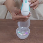 Porodo Lifestyle Baby Bail Trimmer, 360 Gentle Rotation, Integrated Night Light, Ergonomic Design, Storage Box, Silent Operation