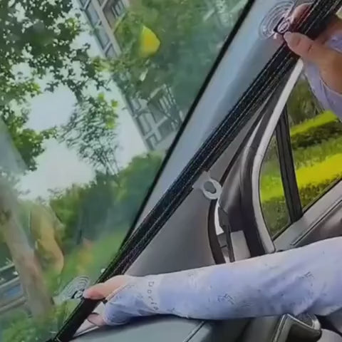 Retractable Car Sun Shades - UV Protection Roller Blinds for Car Windows, Privacy Curtain