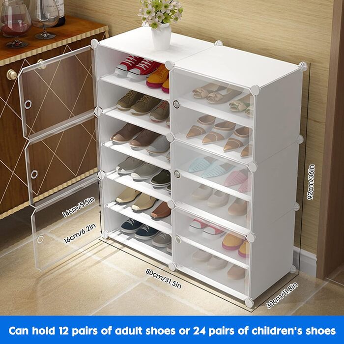 shoe cabinet with drawers, stylish shoe closet design by Homesouq Qatar dimensions